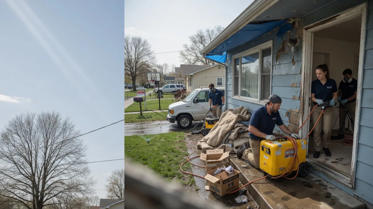 Basement Flood Cleanup in Petersburg, ND near me